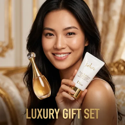 Set Nước Hoa + Dưỡng Thể Nữ Dior J'adore Mini Gift Set 2 Món ( EDP 5ml + Body Lotion 20ml)