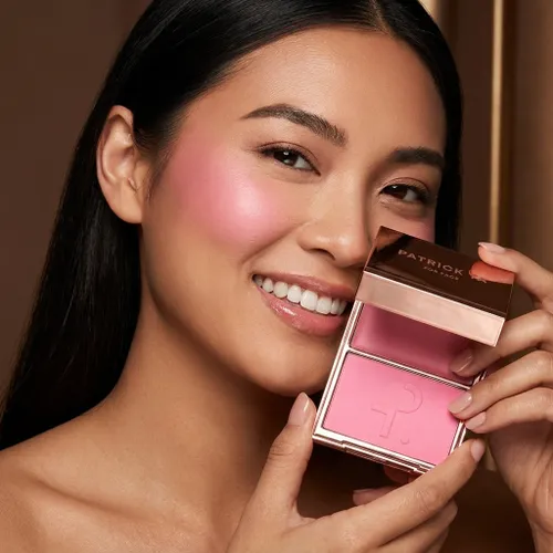 Phấn Má Hồng Patrick Ta 2in1 Double-Take Cream And Power Blush Duo Màu Just Enough