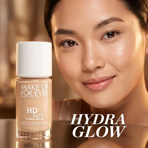 Kem Nền Make Up For Ever HD Skin Hydra Glow Hydrating Foundation Tone 1R00 30ml