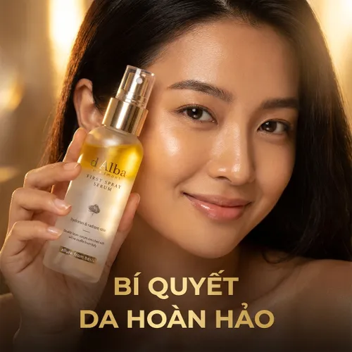 Xịt Khoáng D'Alba White Truffle Vegan First Spray Serum 100ml