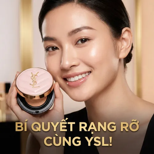 Phấn Nước Yves Saint Laurent YSL Touche Eclat Glow-Pact Cushion High Cover Mesh Foundation Tone B10