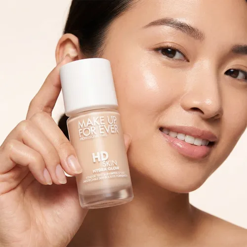 Kem Nền Make Up For Ever HD Skin Hydra Glow Hydrating Foundation Tone 1R00 30ml