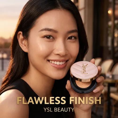 Cushion Yves Saint Laurent YSL Glow Pact Limited Tone B20 Tự Nhiên ( Vỏ Da Hồng) 12g