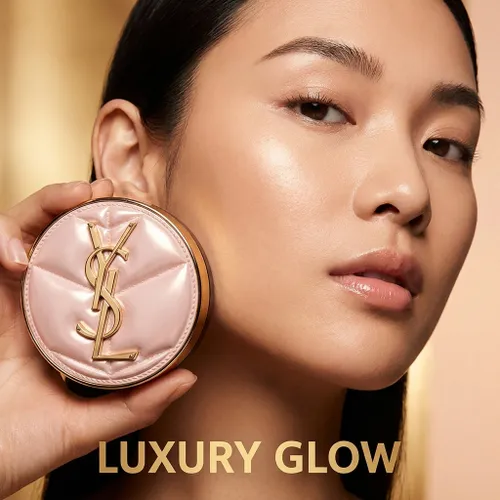 Phấn Nước Cushion Yves Saint Laurent YSL Eclat Glow-Pact High Cover Mesh Foundation Couture Collection SPF23/PA++ Tone B10 Porcelain