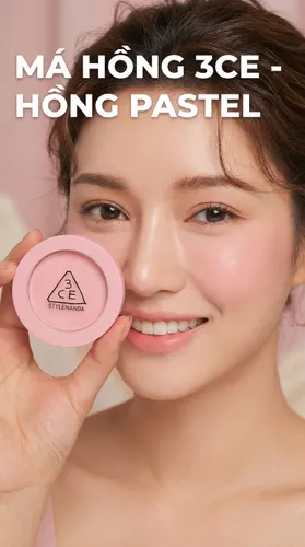 Phấn Má Hồng 3CE Face Blush #City Mauve Màu Hồng Pastel