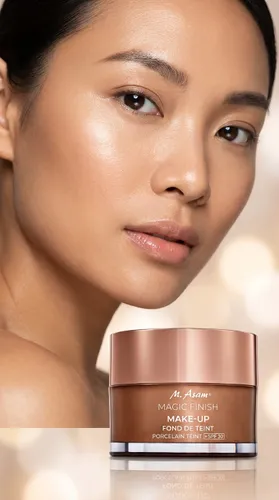 Kem Nền Trang Điểm Và Chống Nắng M. Asam Magic Finish Make-Up Porcelain Teint SPF30 4 in1 Tone Sáng 30ml