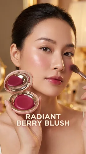Phấn Má Hồng Rare Beauty Stay Vulnerable Melting Blush Nearly Berry Màu Hồng Berry
