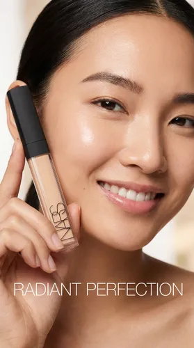 Set Kem Che Khuyết Điểm + Cọ Tán Nars Radiant Creamy Concealer Tone Light 2 Vanilla