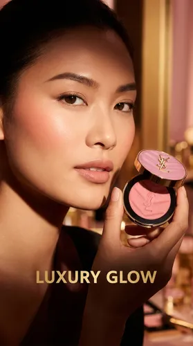 Phấn Má Hồng Yves Saint Laurent YSL Make Me Blush Bold Blurring 44 Nude Lavalliere Màu Hồng Đào