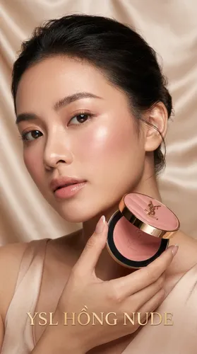 Phấn Má Hồng YSL Yves Saint Laurent Make Me Blush Bold Blurring 06 Rose Haze Màu Hồng Nude