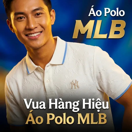 Áo Polo MLB Dia Monogram Tonal Jacquard Polo New York Yankees 3FPQM0353-50IVS Màu Trắng Kem Size S
