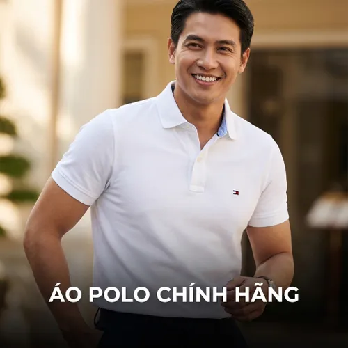 Áo Polo Nam Tommy Hilfiger Regular Fit LA20240263 Màu Trắng Size L