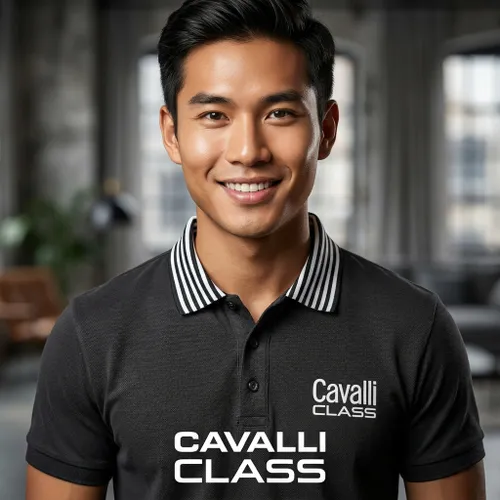 Áo Polo Nam Cavalli Class TXT64EKB002_NE05051 Màu Đen Size M