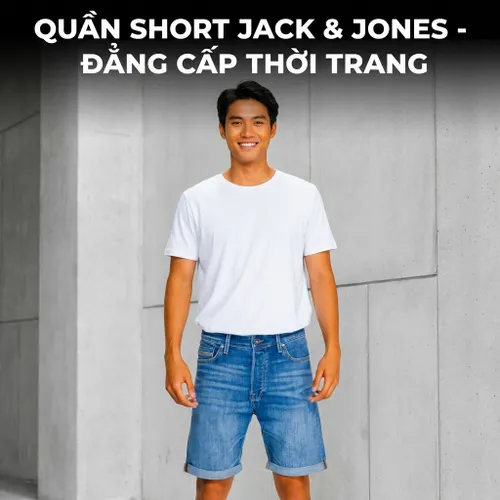 Quần Short Nam Jack & Jones 12249092 Màu Xanh Size L
