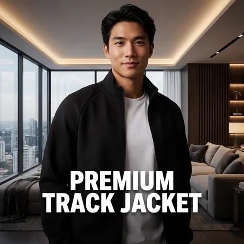 Áo Khoác Nỉ Nam Calvin Klein CK Ponte Tech Relaxed Track Jacket 4LC235G - 001 Màu Đen Size XS