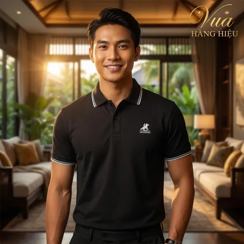 Áo Polo Nam U.S. Grand AU02659_NE23NERO Màu Đen Size XL