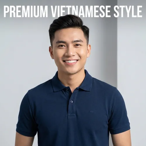 Áo Polo Nam Carrera Jeans 819A0075A_687 Màu Xanh Đậm Size XL