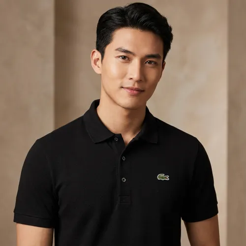Áo Polo Nam Lacoste Men's Slim Fit Piqué PH7937 031 Màu Đen Size 3