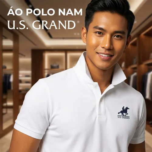 Áo Polo Nam U.S. Grand AU02662_BI6BIANC Màu Trắng Size L