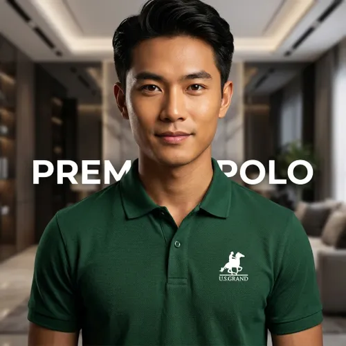 Áo Polo Nam U.S. Grand Polo AU02662_VE16VERD Màu Xanh Size L