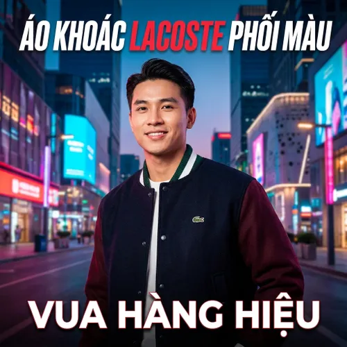 Áo Khoác Nam Lacoste BH5947 53N PI9 Phối Màu Size 48