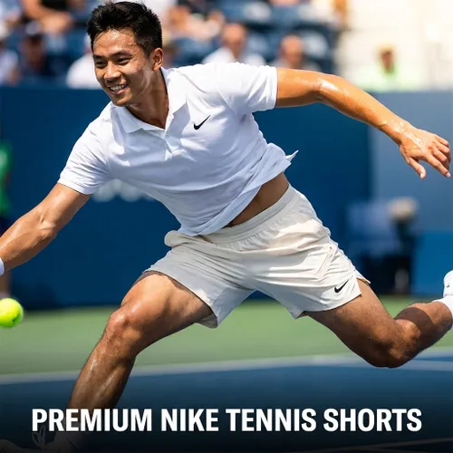 Quần Short Nam Nike Court Slam Men's Dri-FIT Tennis FZ6937-110 Shorts Màu Trắng Ngà Size M