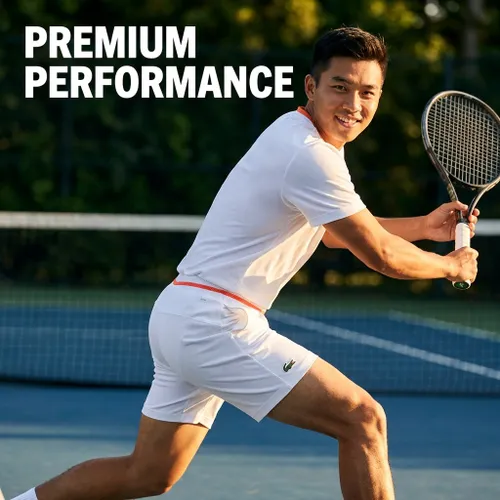 Quần Short Nam Lacoste Tennis x Novak Djokovic GH7413 NSS Màu Trắng Size 3