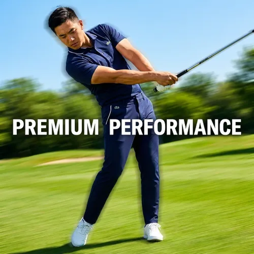 Quần Lacoste Men’s Sport Lightweight Stretch Golf Chino Pants HH9554L Màu Xanh Navy Size 34