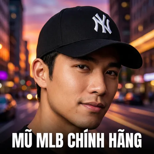 Mũ MLB Unisex New York Yankees CP77 Màu Đen - 3ACP7701NK0010