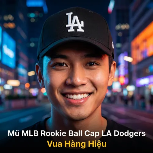 Mũ MLB Rookie Ball Cap LA Dodgers 3ACP7701N-07BKS Màu Đen