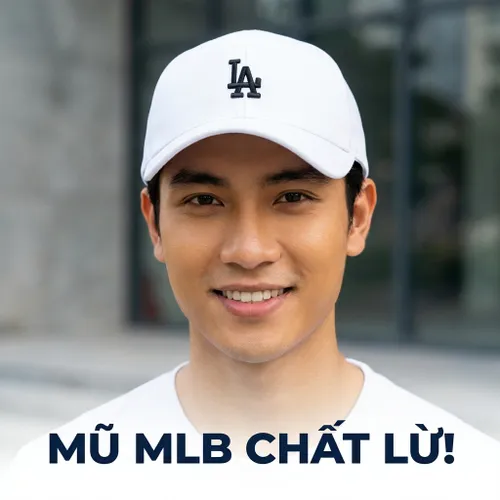 Mũ MLB CP77 LA Dodgers 3ACP7701NGP004 Màu Trắng