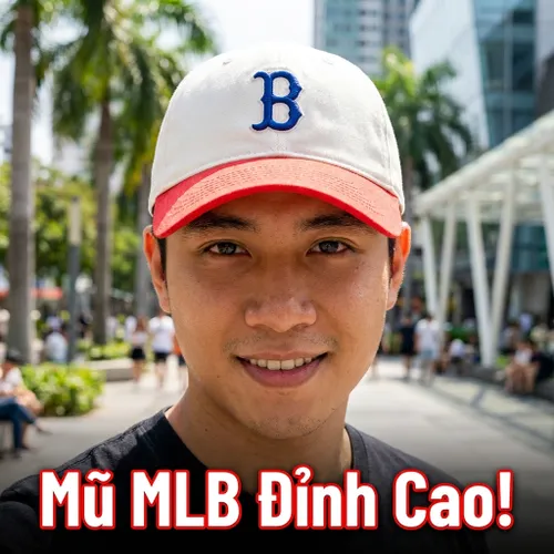 Mũ MLB Basic Color Block Unstructured Ball Cap Boston Red Sox 3ACP3303N-43RDS Màu Trắng Đỏ