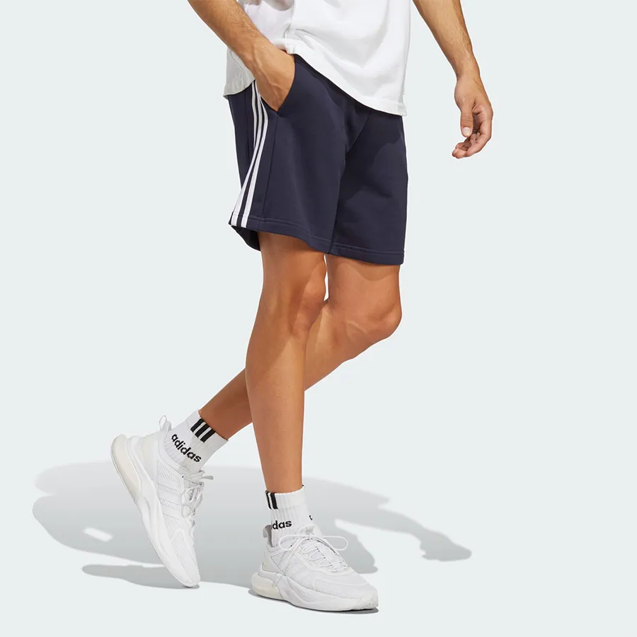 Mua Quần Short Nam Adidas Essentials French Terry 3-Stripes IC9436 Màu ...
