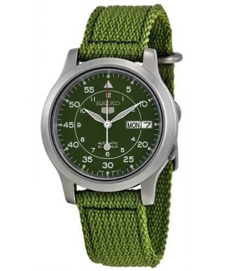 Mua đồng hồ Seiko 5 Quân đội xanh rêu cho nam - SNK805 giá rẻ