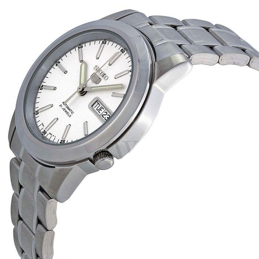 Automatic off. JOMASHOP Seiko 5. Часы Сейко с белым циферблатом. Наручные часы Elixa e142-l630.