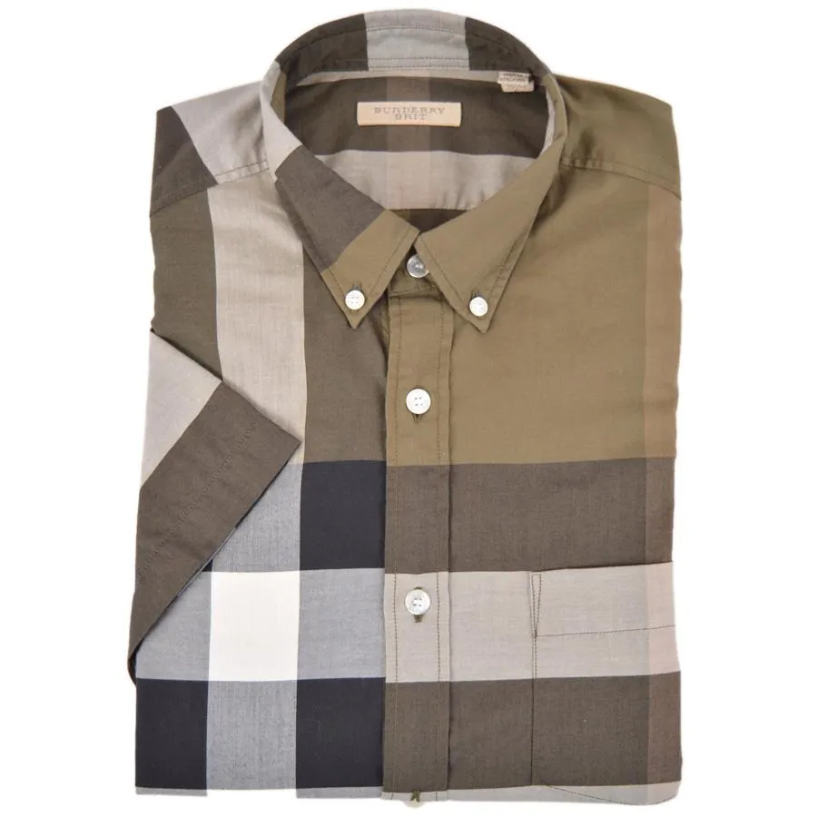 Mua Áo Sơ Mi Burberry Brit Short Sleeve Check Cotton Shirt Size S - Burberry  - Mua tại Vua Hàng Hiệu h002974