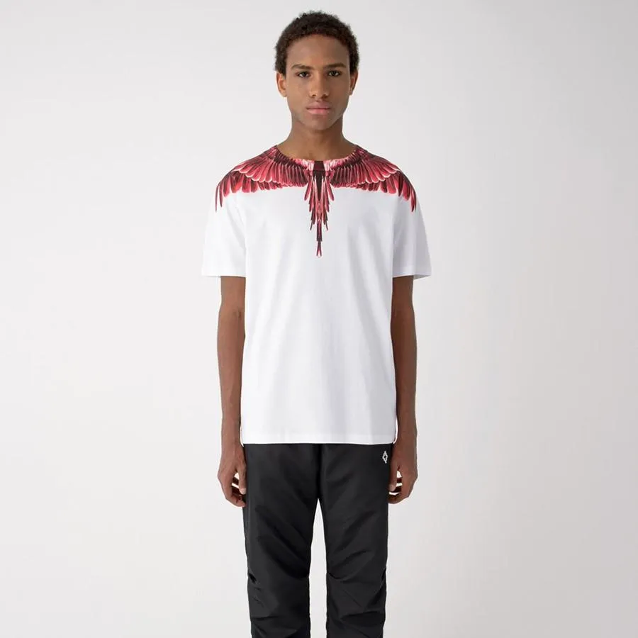 Áo Phông Marcelo Burlon Red Ghost Wings T-Shirt Size M | Vua Hàng Hiệu