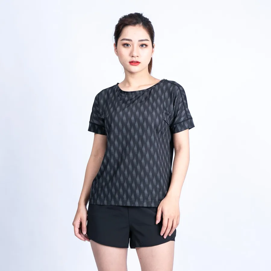 Thời trang 90% polyester, 10% spandex - Áo thun thể thao nữ Anta 86847156-2 - Vua Hàng Hiệu