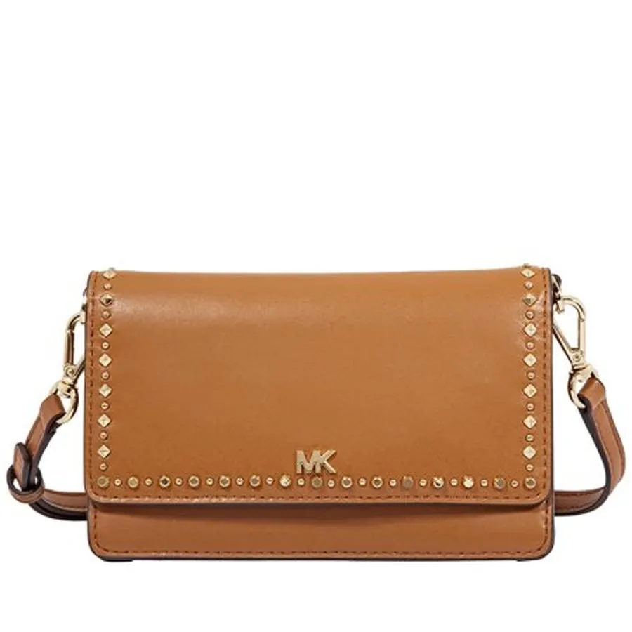Mua Túi Đeo Chéo Michael Kors MK Leather Phone Cross-Body Bag- Acorn Cho Nữ  - Michael Kors - Mua tại Vua Hàng Hiệu h006123