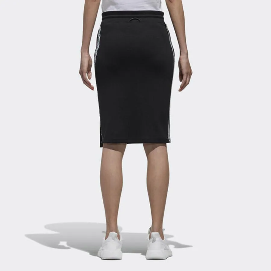 Thời trang Adidas Chân váy - Váy Adidas Women Sport Inspired Recrafted Skirt Black DM4324 - Vua Hàng Hiệu