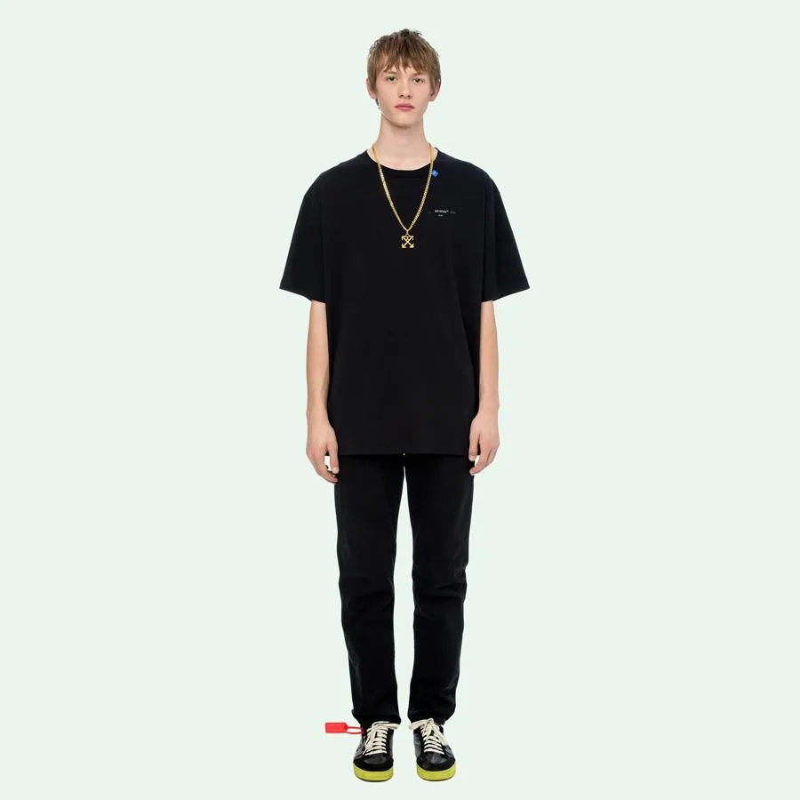 Áo Phông Off-White Backbone S/S Over T-Shirt Màu Đen Size L | Vua 
