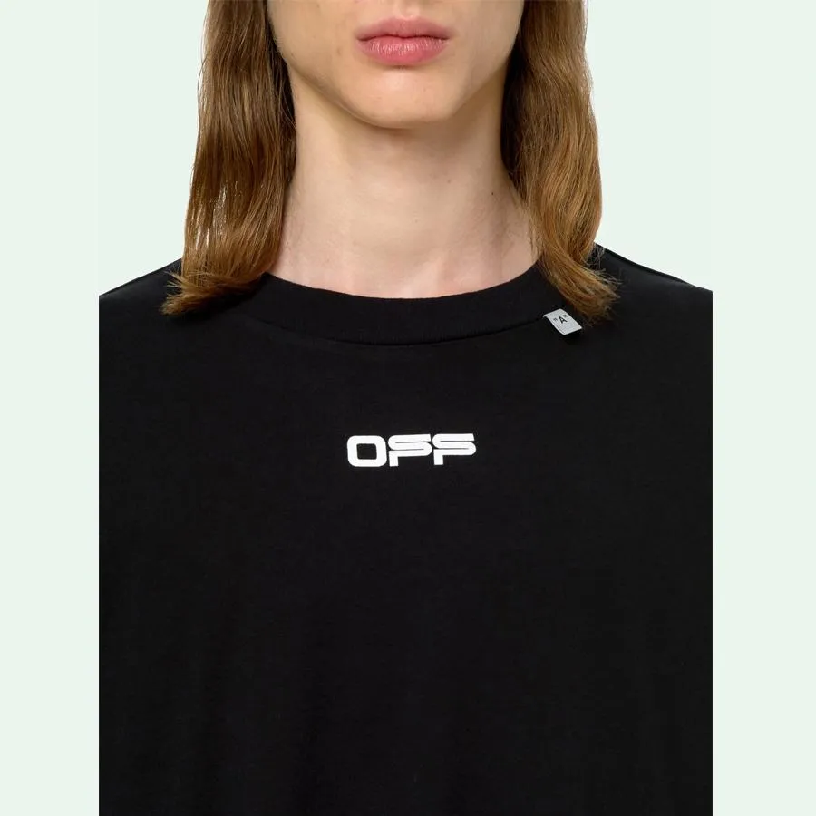 Áo Phông Off-White Caravaggio Square S/S Over T-Shirt Màu Đen