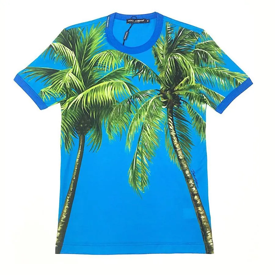 Mua Áo Thun Dolce & Gabbana Men's Tropical Print T-shirt Màu Xanh Blue Họa  Tiết Cây Dừa - Dolce & Gabbana - Mua tại Vua Hàng Hiệu h022625