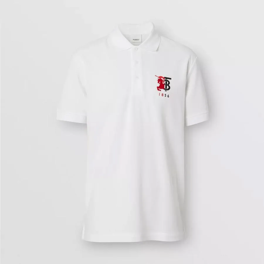 Mua Áo Thun Nam Burberry Contrast Logo Graphic Cotton Piqué Polo Shirt Màu  Trắng - Burberry - Mua tại Vua Hàng Hiệu h022329