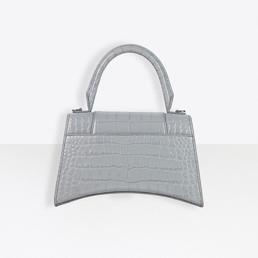 Balenciaga Hourglass Xs Graffitiprint Leather Bag in White  Lyst