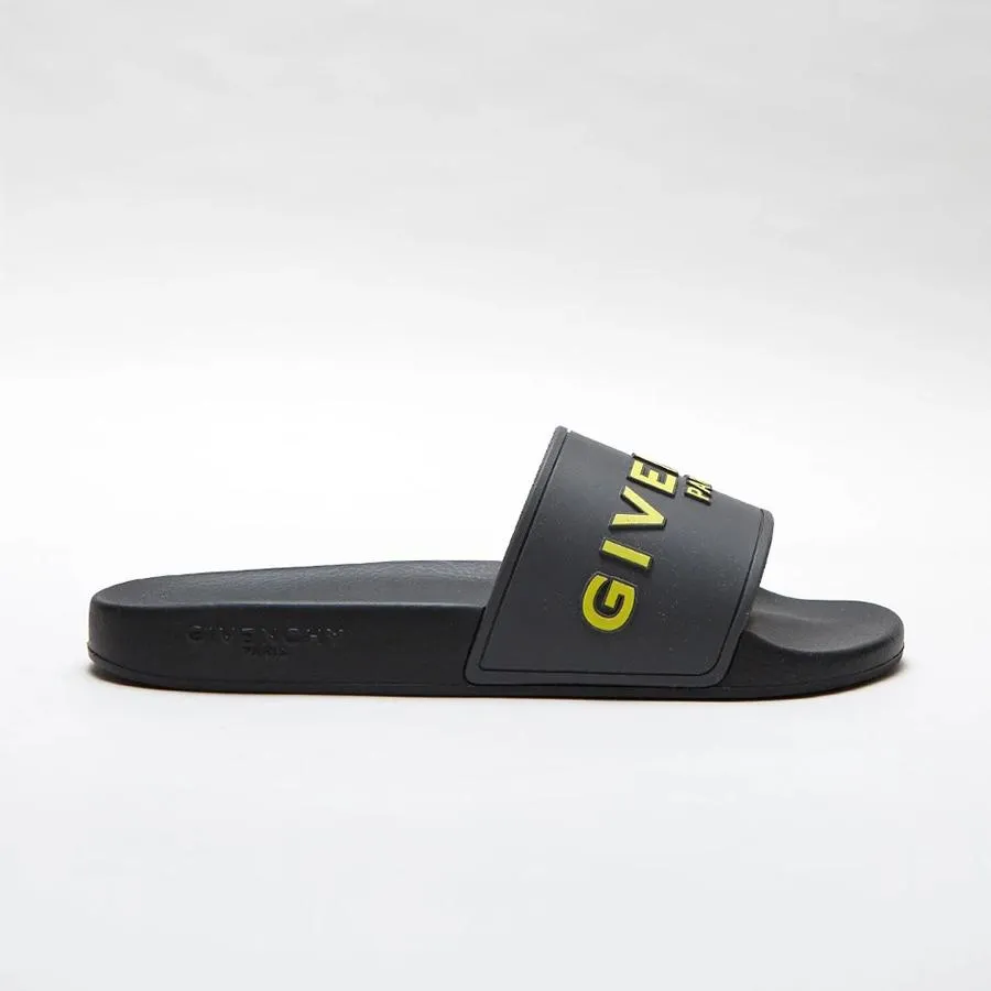 Mua Dép Quai Ngang Givenchy Yellow 3D Logo Slides Màu Đen Xám - Givenchy -  Mua tại Vua Hàng Hiệu h023422