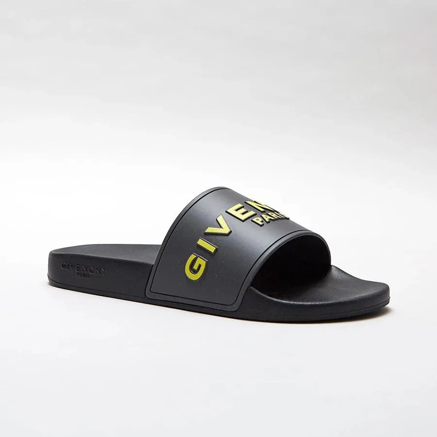 Mua Dép Quai Ngang Givenchy Yellow 3D Logo Slides Màu Đen Xám - Givenchy -  Mua tại Vua Hàng Hiệu h023422