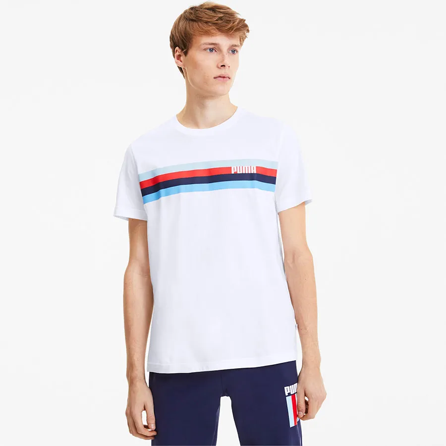 Thời trang Puma Trắng - Áo Thun Puma Celebration Men's Graphic Tee Màu Trắng - Vua Hàng Hiệu