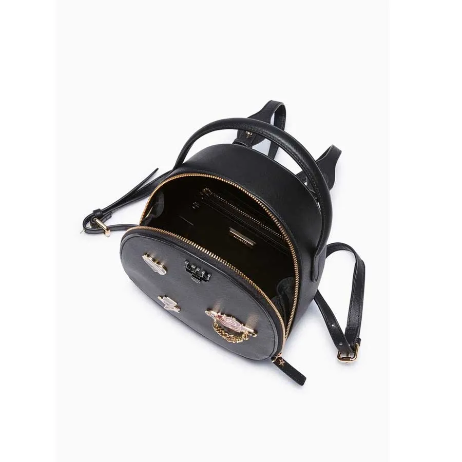 Balo Nữ Lyn Trinity Backpack Màu Đen Vua Hàng Hiệu