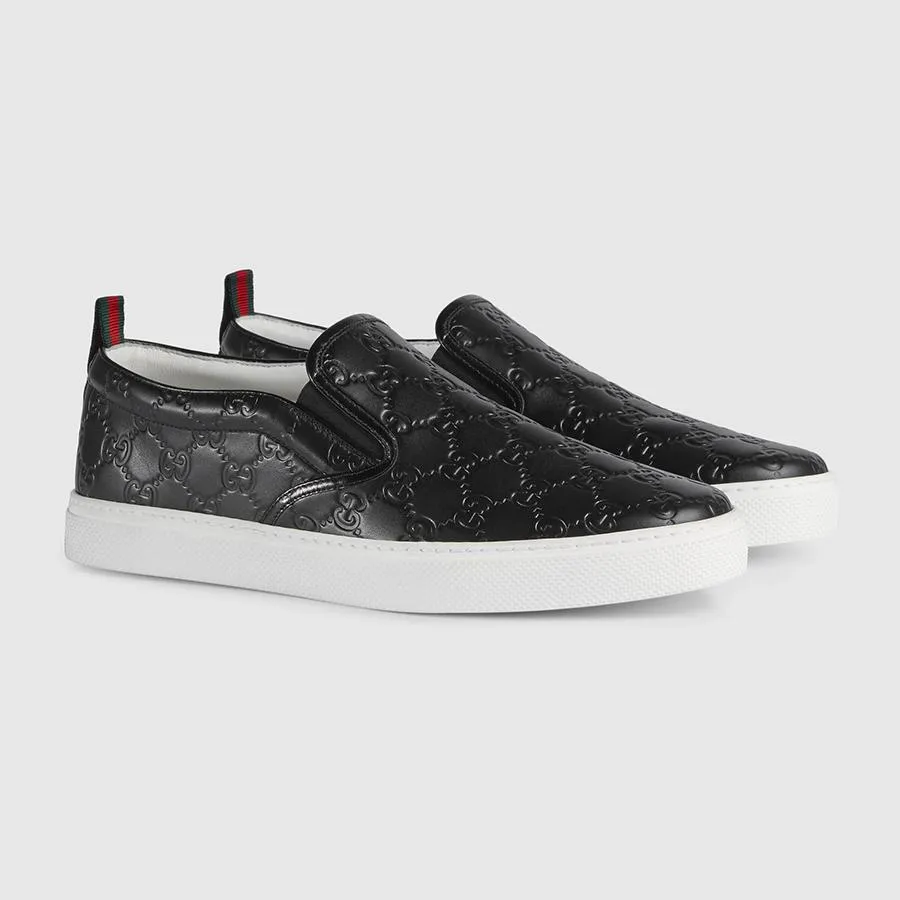 Mua Giày Men's Gucci Signature Slip-On Sneaker Màu Đen Size 39 - Gucci -  Mua tại Vua Hàng Hiệu h025985